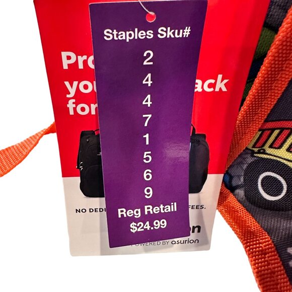 Backpack 6-Piece Construction Trucks Water Bottle Pen‎ Case Lunch Bag NEW *READ* - Picture 7 of 15